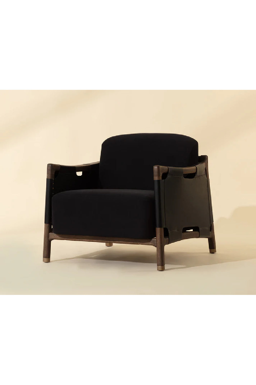 Modern European furniture - Solid Oak Framed Lounge Chair - www.oroa.com