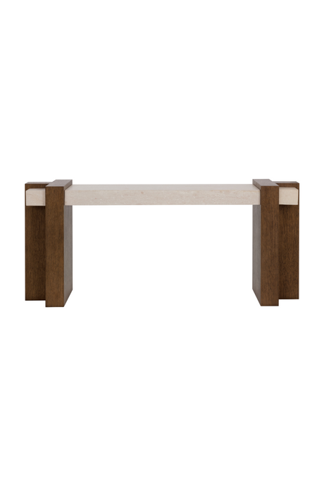   Modern European furniture - Interlocked Wooden Legs Console Table - www.oroa.com | Oroa.com