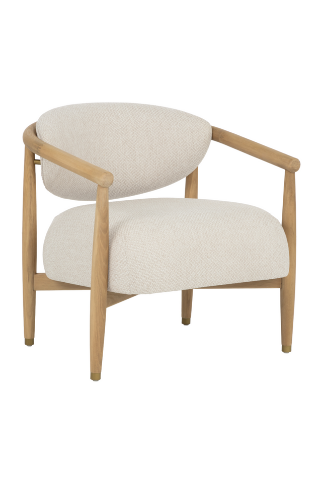 Modern European furniture - Oak Framed Lounge Chair - www.oroa.com