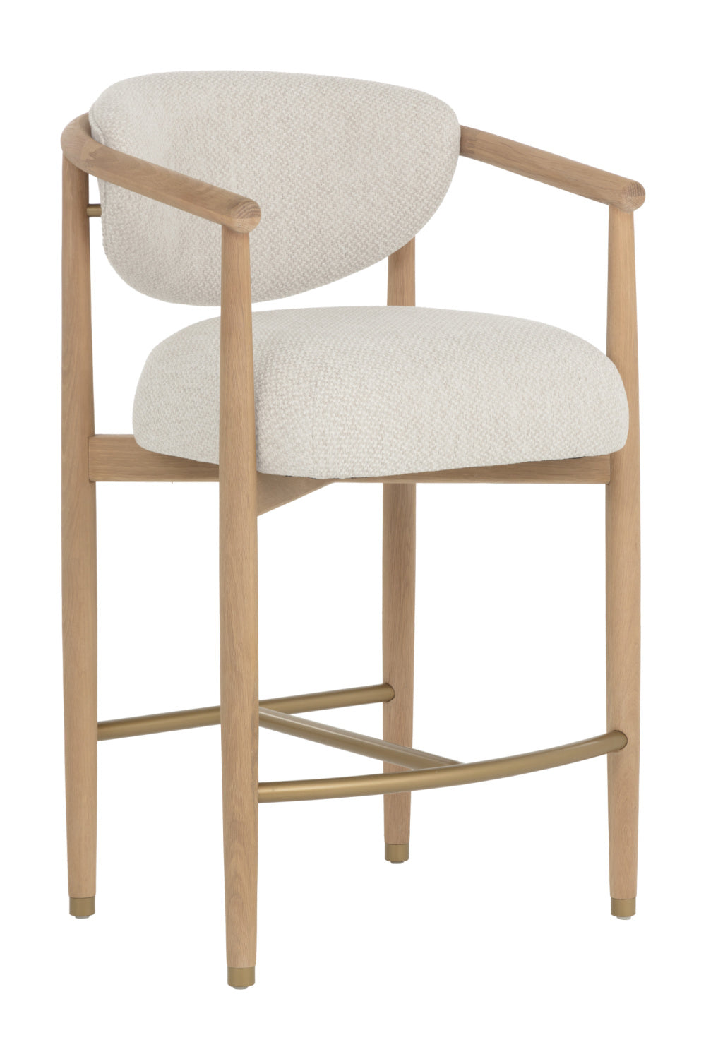 Modern European furniture - Oak Framed Counter Stool - www.oroa.com