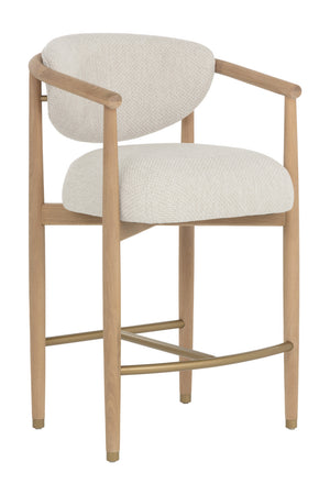 Modern European furniture - Oak Framed Counter Stool - www.oroa.com