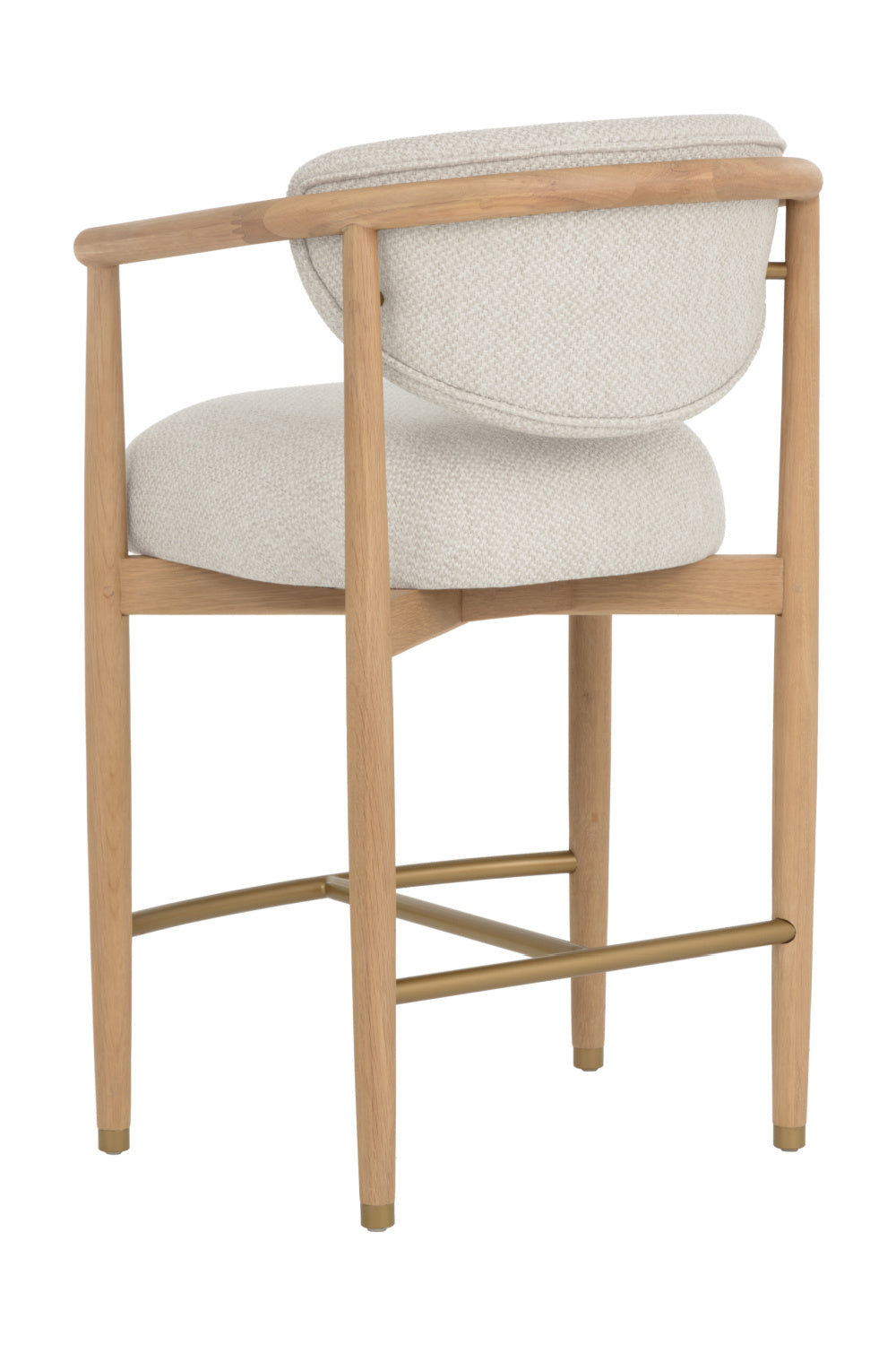 Modern European furniture - Oak Framed Counter Stool - www.oroa.com