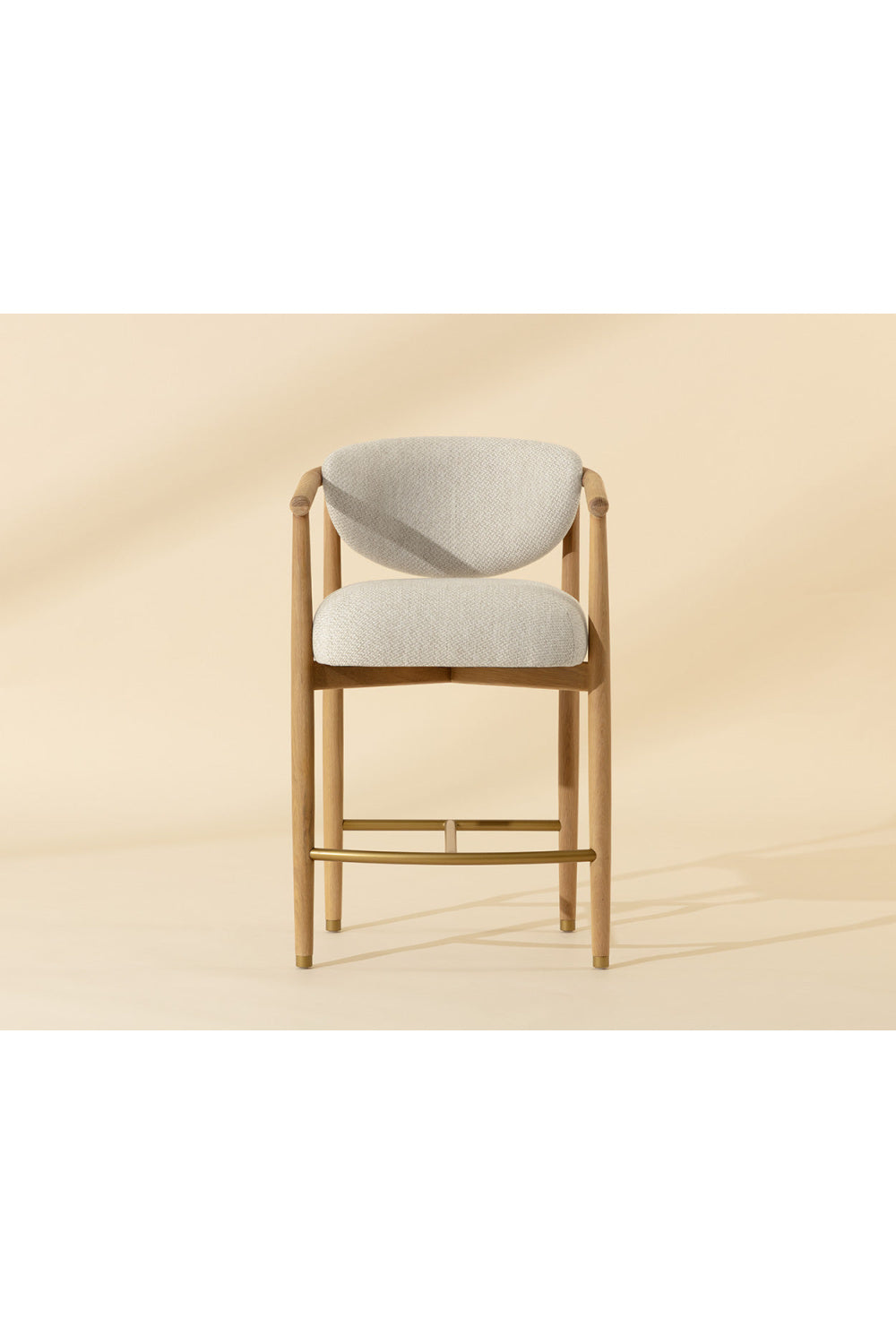 Modern European furniture - Oak Framed Counter Stool - www.oroa.com