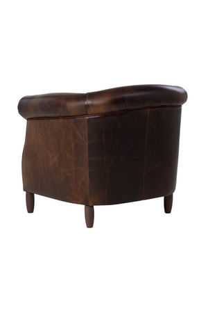 Modern European furniture - Leather Chesterfield Lounge Chair - www.oroa.com