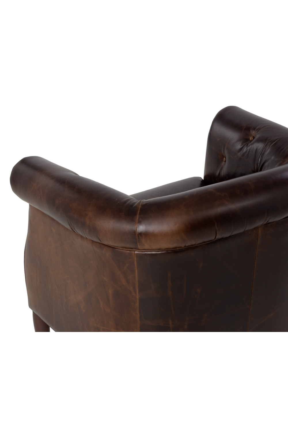 Modern European furniture - Leather Chesterfield Lounge Chair - www.oroa.com