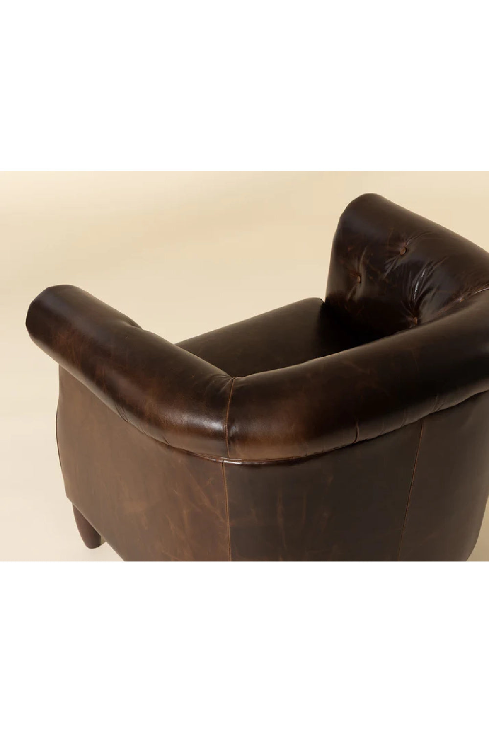 Modern European furniture - Leather Chesterfield Lounge Chair - www.oroa.com