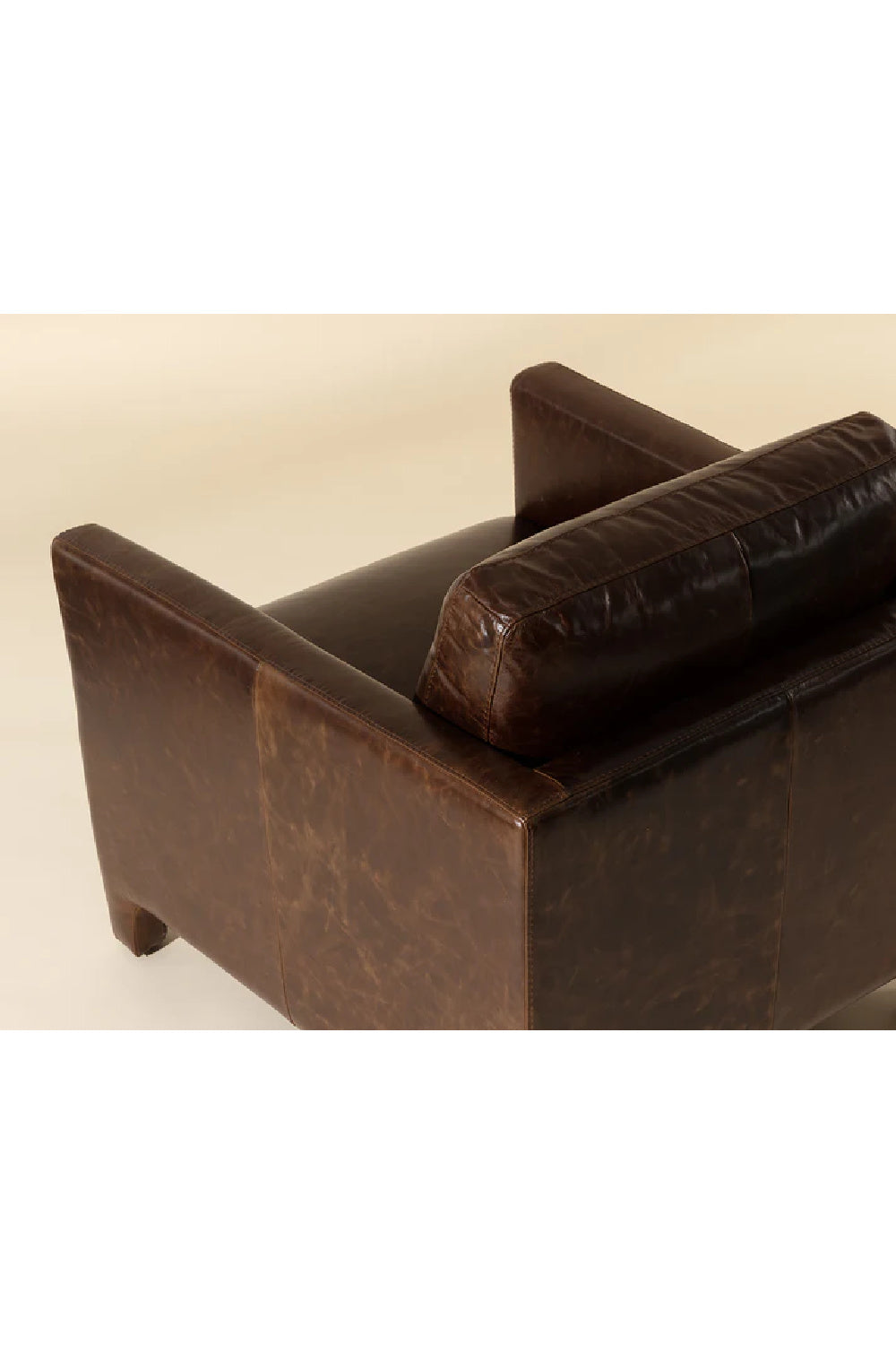 Modern European furniture - Bovine Leather Lounge Chair - www.oroa.com