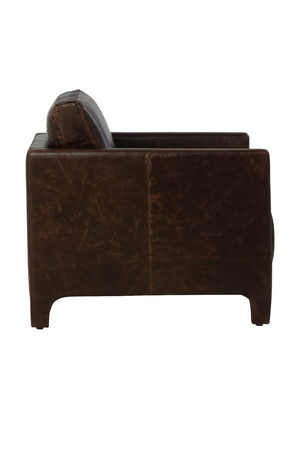 Modern European furniture - Bovine Leather Lounge Chair - www.oroa.com