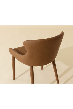   Modern European furniture - Leather Look Modern Dining Chairs (2) - www.oroa.com | Oroa.com