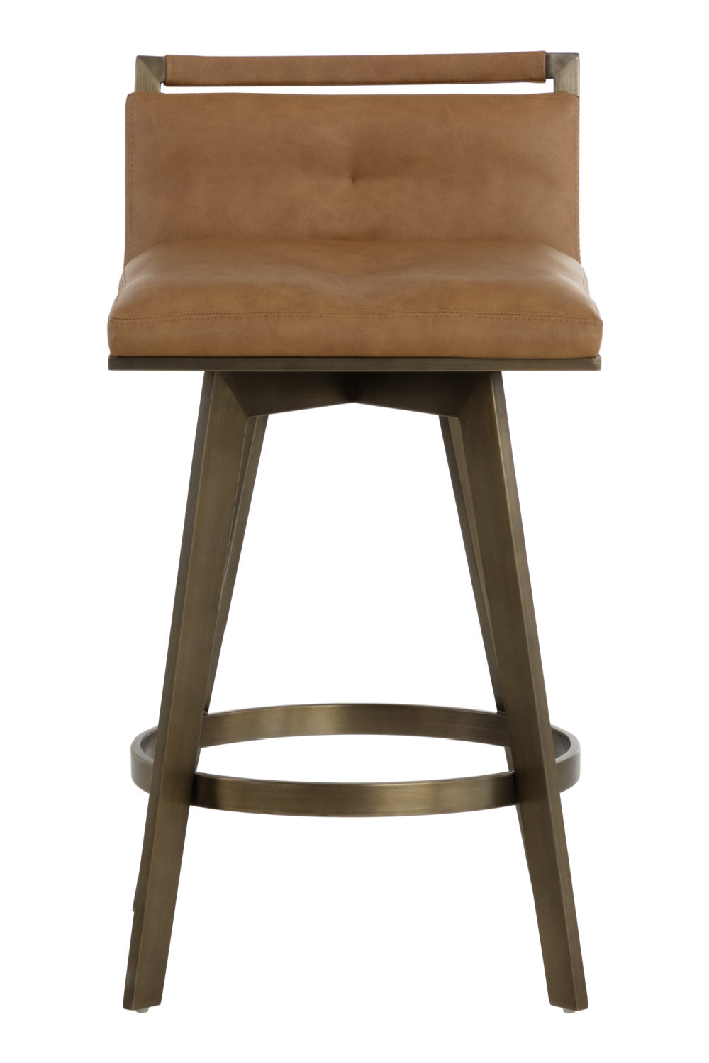 Modern European furniture - Swivel Counter Stool with Metal Frame - www.oroa.com