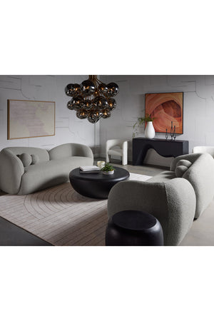   Modern European furniture - Black Sculpted Indoor/Outdoor Console Table - www.oroa.com | Oroa.com