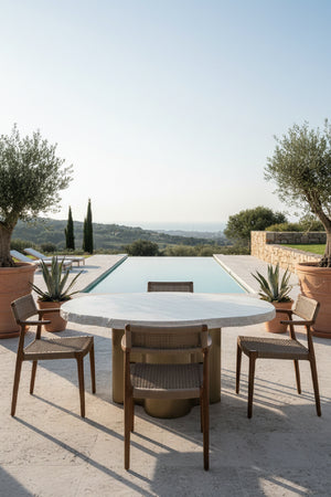   Modern European furniture - Organic-Shaped Indoor/Outdoor Dining Table - www.oroa.com | Oroa.com