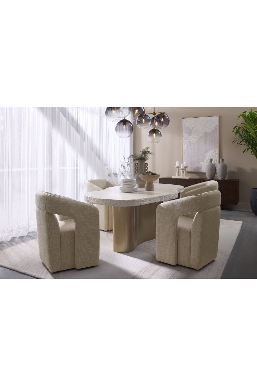   Modern European furniture - Organic-Shaped Indoor/Outdoor Dining Table - www.oroa.com | Oroa.com