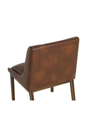   Modern European furniture - Vertical Stitched Dining Chairs (2) - www.oroa.com | Oroa.com