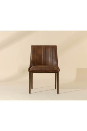   Modern European furniture - Vertical Stitched Dining Chairs (2) - www.oroa.com | Oroa.com