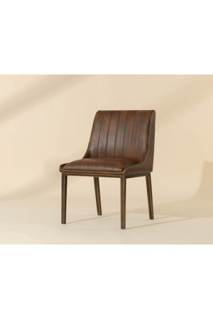   Modern European furniture - Vertical Stitched Dining Chairs (2) - www.oroa.com | Oroa.com