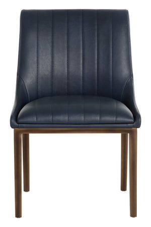   Modern European furniture - Vertical Stitched Dining Chairs (2) - www.oroa.com | Oroa.com