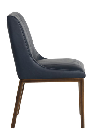  Modern European furniture - Vertical Stitched Dining Chairs (2) - www.oroa.com | Oroa.com