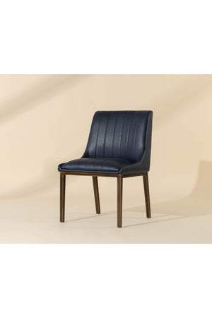   Modern European furniture - Vertical Stitched Dining Chairs (2) - www.oroa.com | Oroa.com