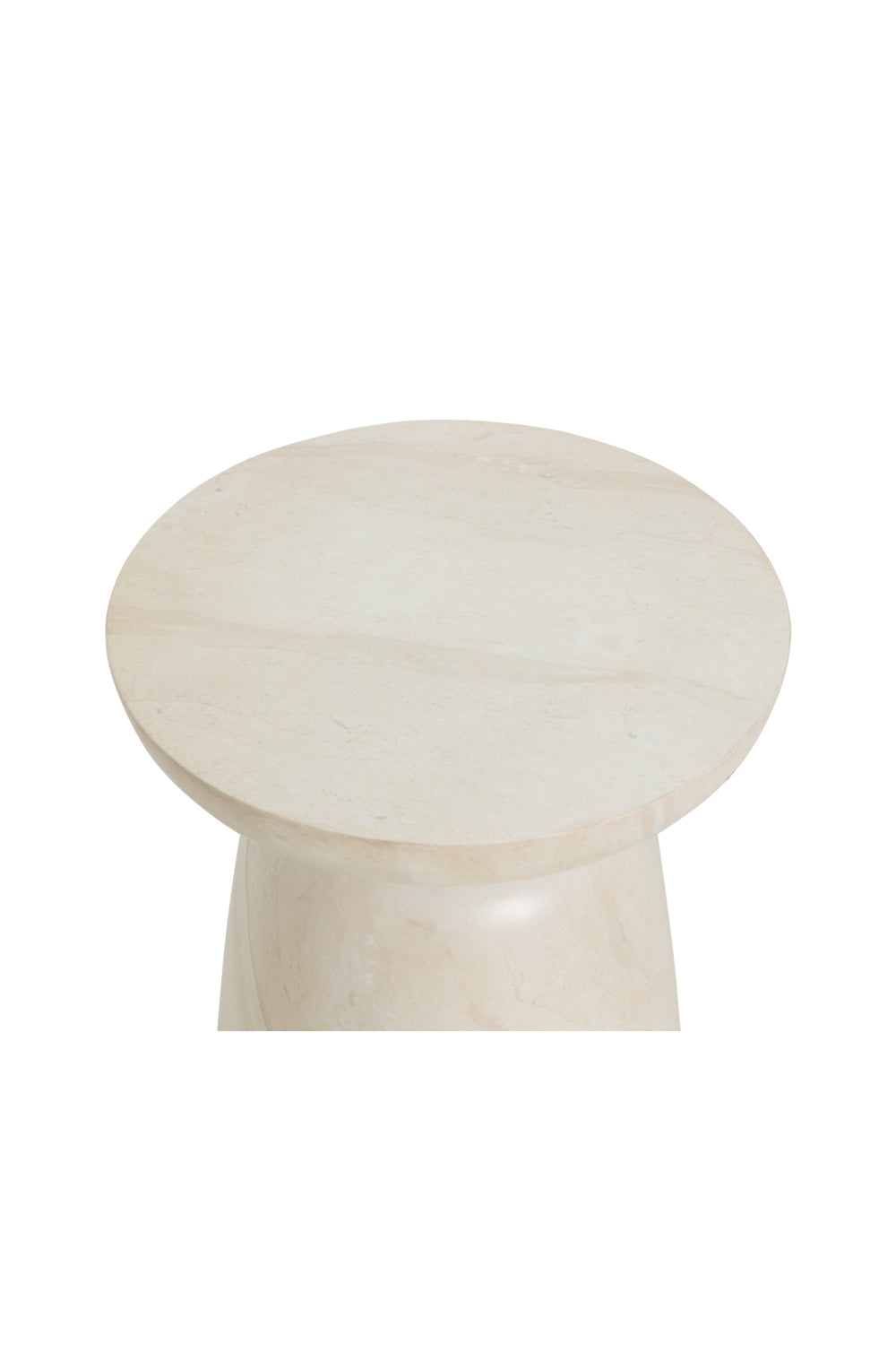   Modern European furniture - Travertine Look Indoor/Outdoor End Table - www.oroa.com | Oroa.com