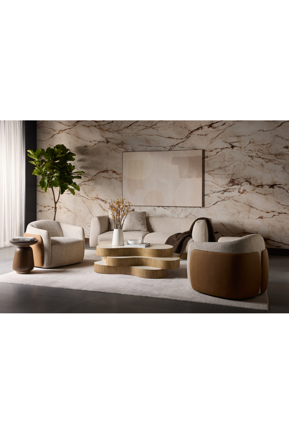   Modern European furniture - Layered Freeform Indoor/Outdoor Coffee Table - www.oroa.com | Oroa.com