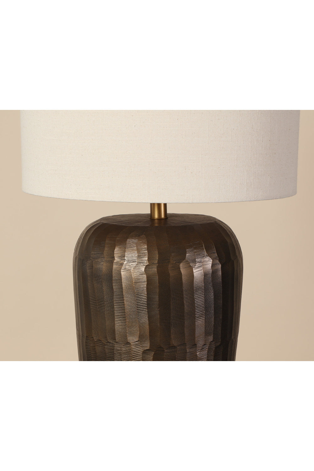 Antique Brass Drum Table Lamp | Splendido Ishani | Oroa.com