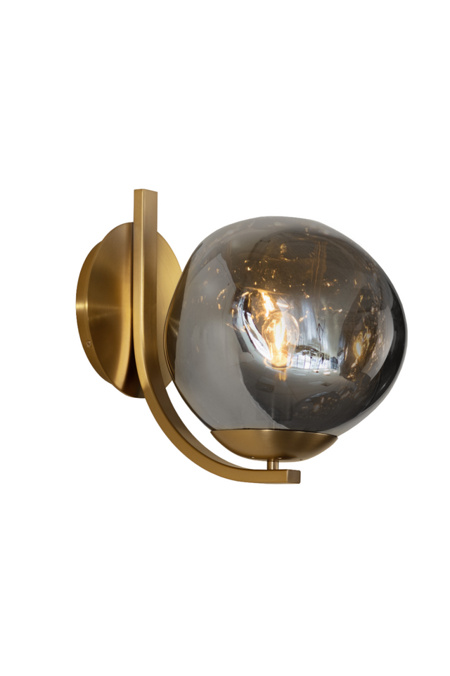 Modern European furniture - Gray Blown Glass Wall Lamp - www.oroa.com