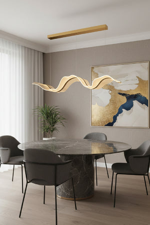   Modern European furniture - Wave Inspired Chandelier - www.oroa.com | Oroa.com