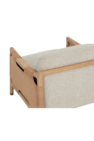 Modern European furniture - Solid Oak Framed Lounge Chair - www.oroa.com