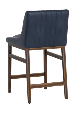 Modern European furniture - Channel-Tufted Counter Stool - www.oroa.com