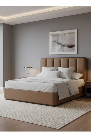Modern European furniture - Channel Tufted Bed - www.oroa.com