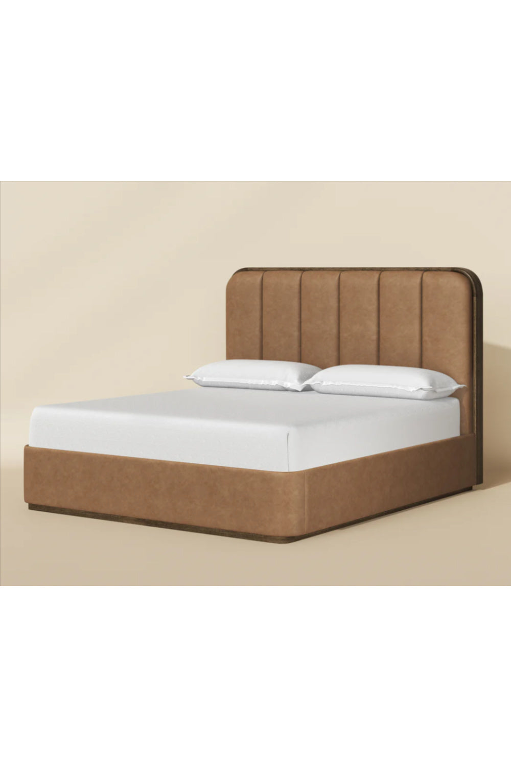 Modern European furniture - Channel Tufted Bed - www.oroa.com