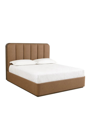 Modern European furniture - Channel Tufted Bed - www.oroa.com