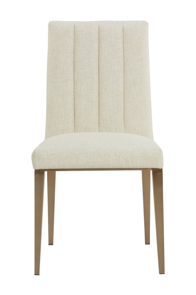 Modern European furniture - Vertical Channeled Dining Chairs (2) - www.oroa.com
