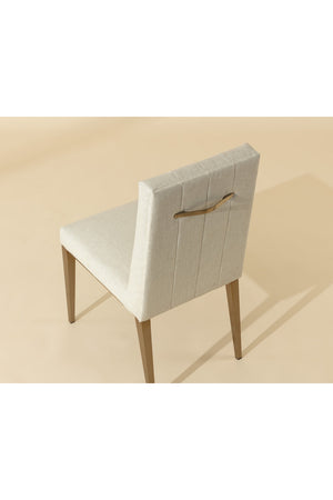   Modern European furniture - Vertical Channeled Dining Chairs (2) - www.oroa.com | Oroa.com