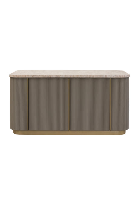 Marble Top & Wood Base Kitchen Island | Splendido Cataldi | Oroa.com