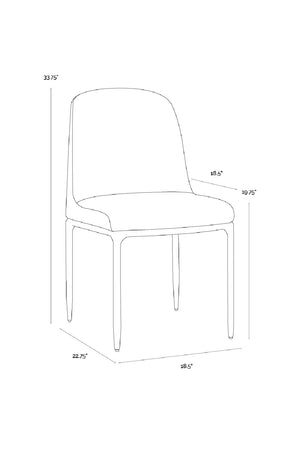 Upholstered Dining Chairs (2) | Splendido Nestor | Oroa.com