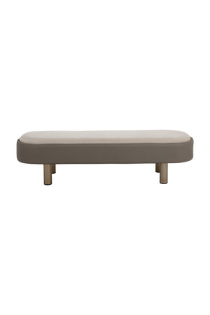   Modern European furniture - Taupe Modern Bench - www.oroa.com | Oroa.com