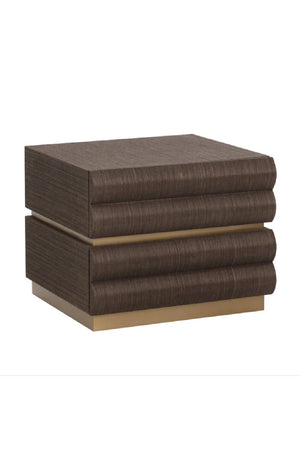 Modern European furniture - Tiered 2-Drawer Nightstand - www.oroa.com