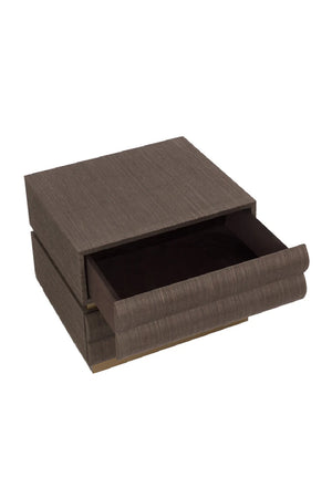 Modern European furniture - Tiered 2-Drawer Nightstand - www.oroa.com