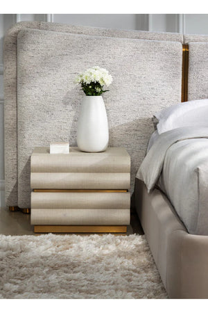 Modern European furniture - Tiered 2-Drawer Nightstand - www.oroa.com