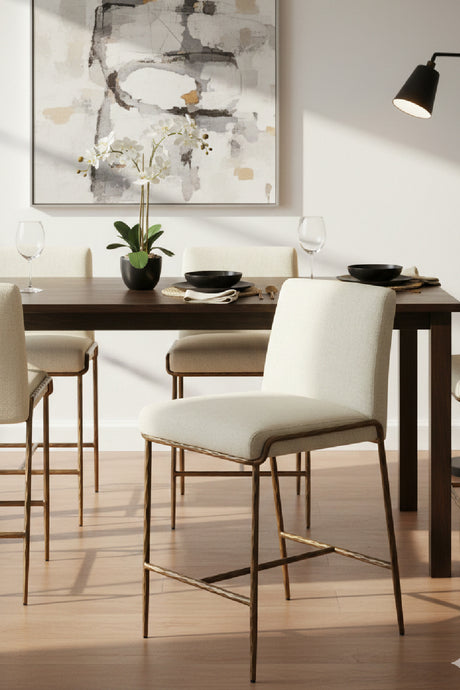 Modern European furniture - Curved Modern Counter Stool - www.oroa.com
