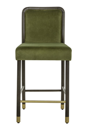   Modern European furniture - Green Upholstered Counter Stool - www.oroa.com | Oroa.com