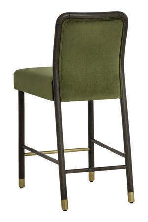   Modern European furniture - Green Upholstered Counter Stool - www.oroa.com | Oroa.com