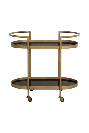   Modern European furniture - Antique Brass Bar Cart - www.oroa.com | Oroa.com