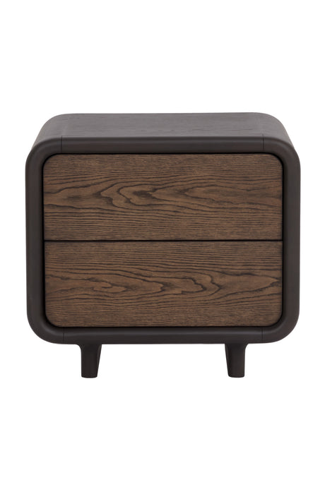 2-Drawer Oak Nightstand | Splendido Koa | Oroa.com