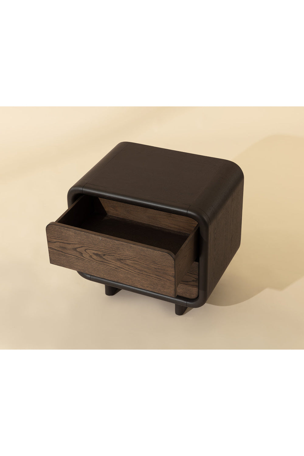 2-Drawer Oak Nightstand | Splendido Koa | Oroa.com