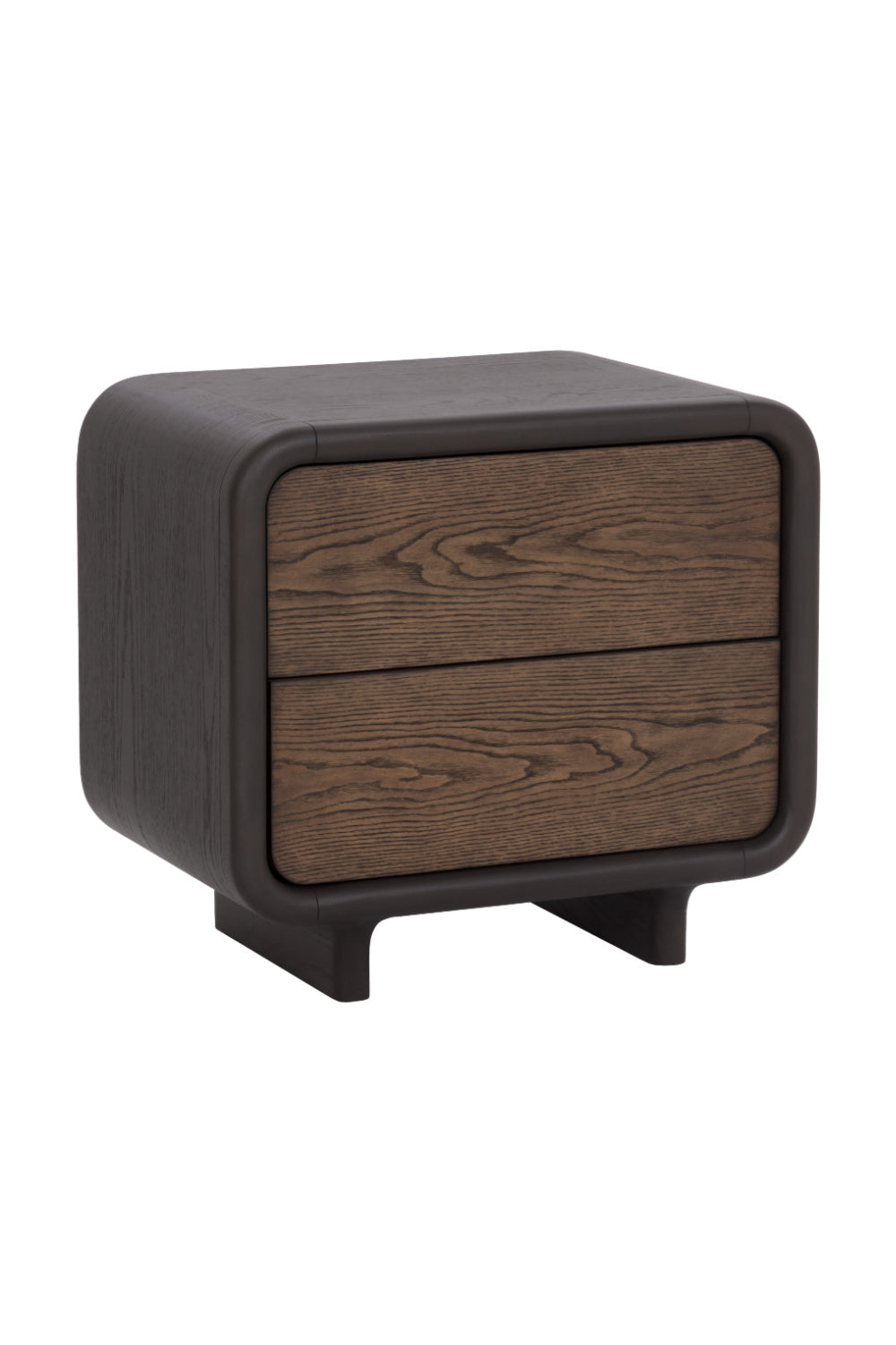 2-Drawer Oak Nightstand | Splendido Koa | Oroa.com