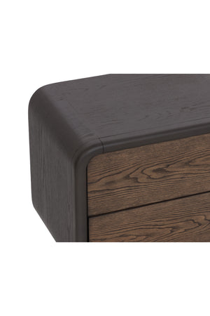 2-Drawer Oak Nightstand | Splendido Koa | Oroa.com
