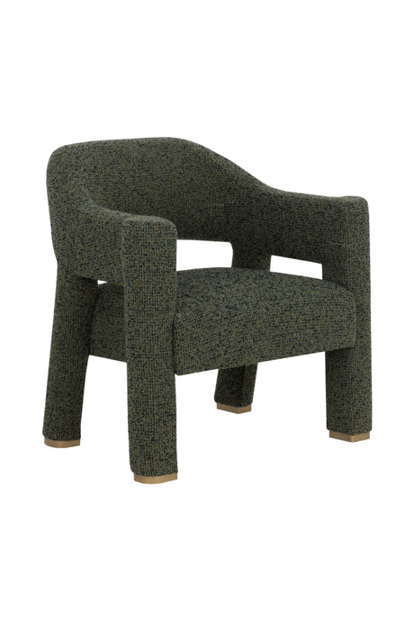 Green Cutout-Back Lounge Chair | Splendido Prisca | Oroa.com